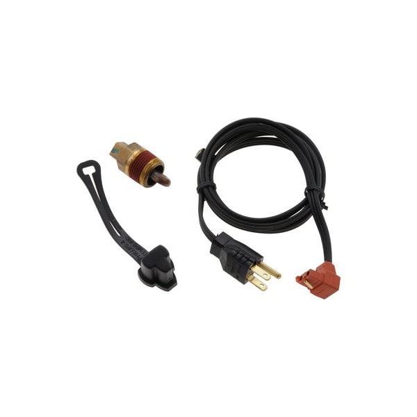 ENGINE HEATER  400W 120V, 1/2" NPT, BRASS ADAPTER FORD, JAGUAR, MAZDA